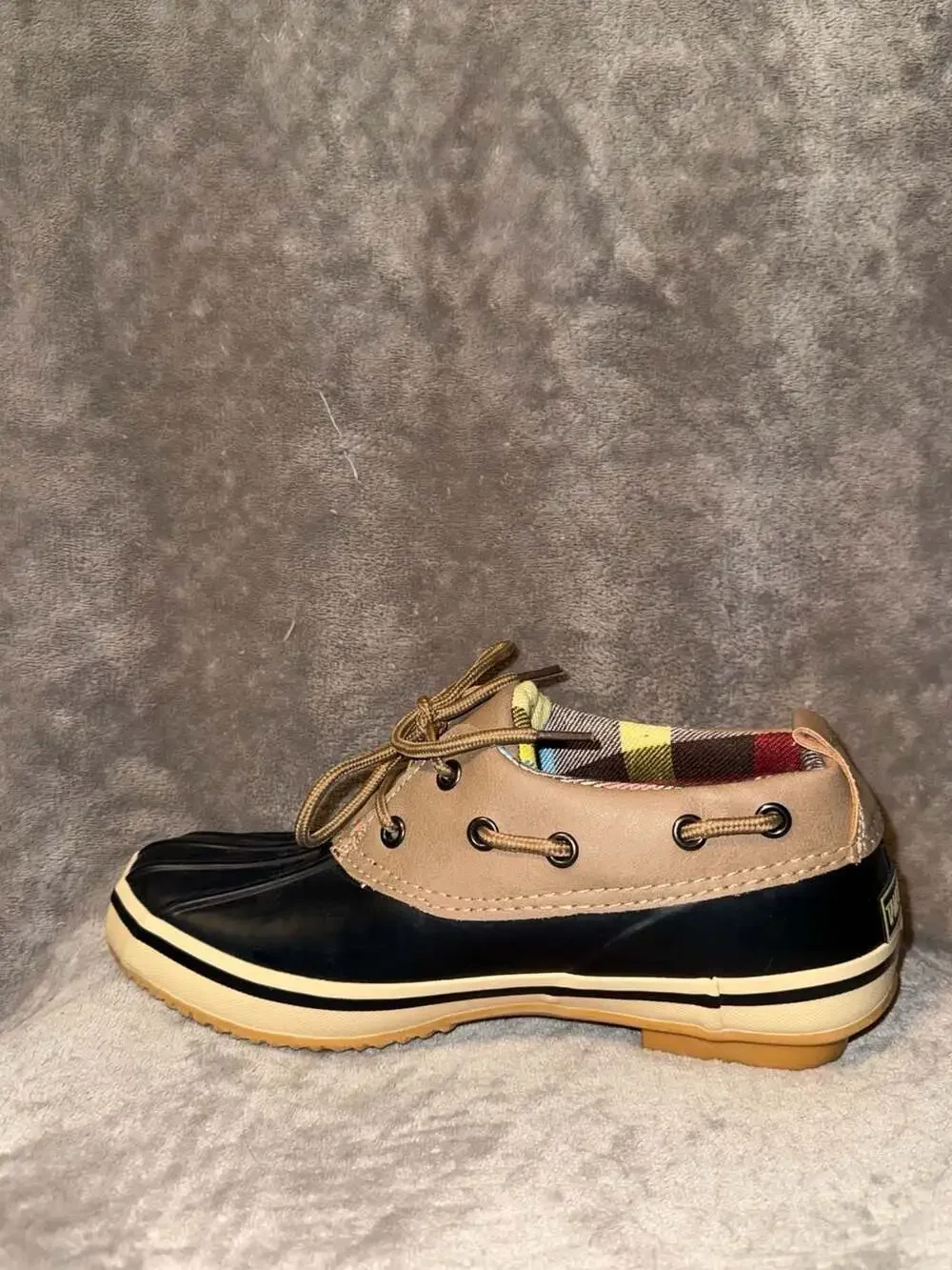 Tamarack Men's Plaid Lined Duck Shoe Boots Size 10